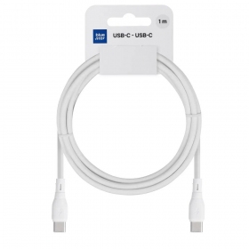 Καλώδιο USB-C Blue Star PJ73-13-3 USB-C σε USB-C 1 m 60 W λευκό