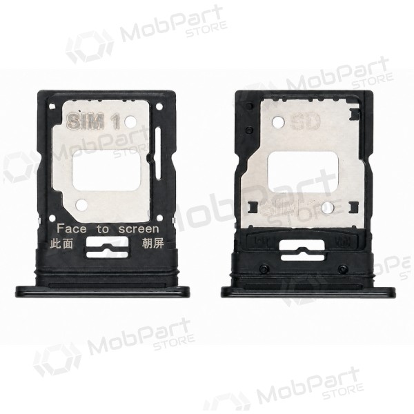 Xiaomi Mi 11 Lite 4G / 5G / 5G NE 2021 θήκη κάρτας SIM (μαύρο)
