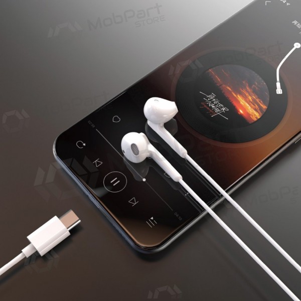 Ακουστικά USB-C Dudao X3C λευκά