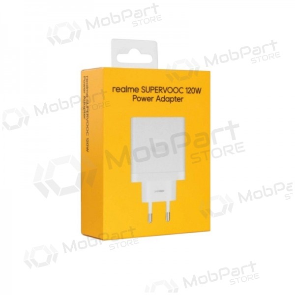 Φορτιστής τηλεφώνου Realme VCBBOAEH 120 W SuperVOOC USB-A λευκός