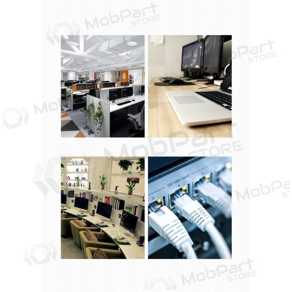 Καλώδιο Ugreen RJ45 Cat 6 UTP 1000Mbps 2.0m (μαύρος)