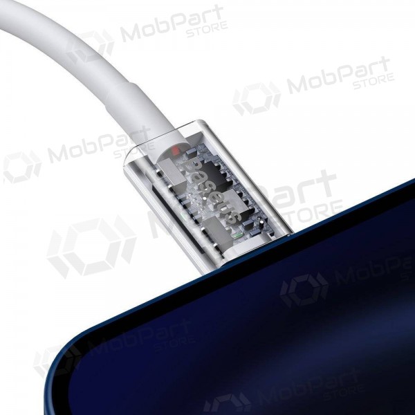 Καλώδιο Baseus Superior Type-C - Lightning PD 20W 0.25m (άσπρο) CATLYS-02