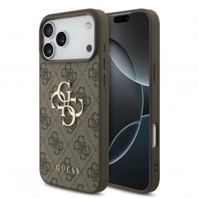 Θήκη Apple iPhone 17 Pro Max - Guess PU 4G Metal Logo