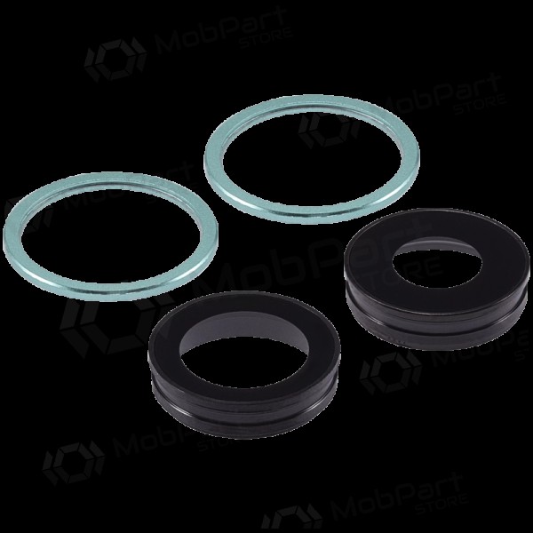 Apple iPhone 11 τζαμάκι κάμερας (2τεμ) (πράσινος) (με πλαίσιο)