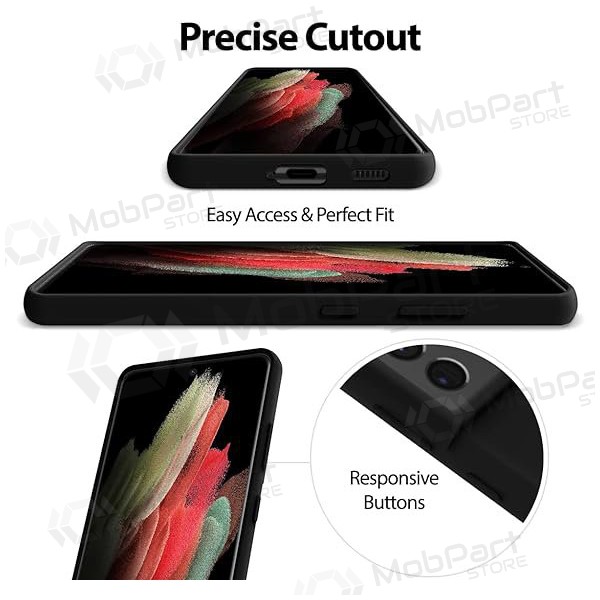 Θήκη Samsung Galaxy A15 Mercury - Silicone Case (μαύρο)