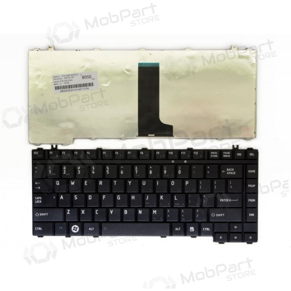 TOSHIBA Satellite: A200, A205, A210, A300, A305, A350, L300, L300D, L305, M200, M205 πληκτρολόγιο