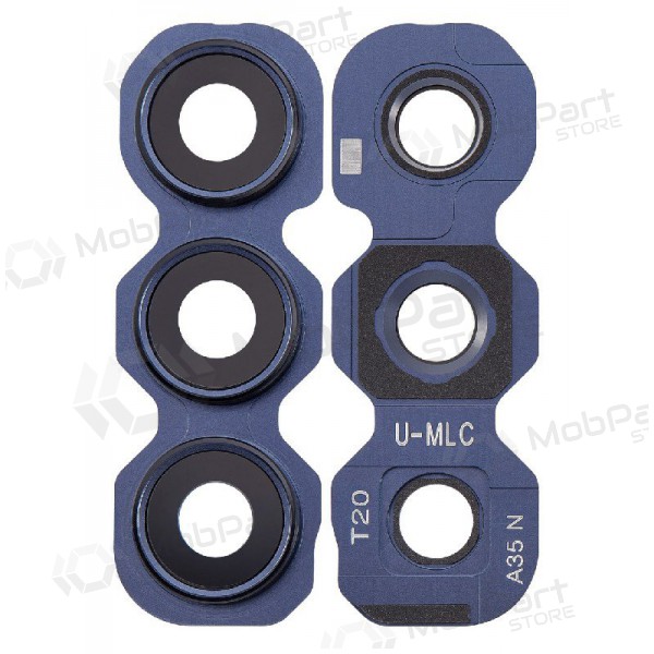 Samsung Galaxy A35 τζαμάκι κάμερας (με πλαίσιο) (σκούρο μπλε)