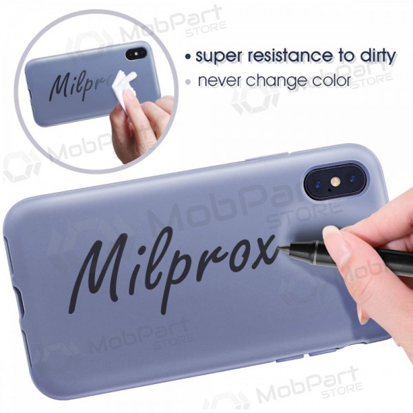 Θήκη Apple iPhone 11 Pro - Liquid Silicone 2.0mm (λιλά γκρι)