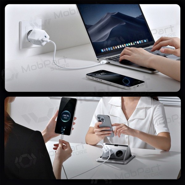 Φορτιστής Joyroom JR-TCL05 45W 2xUSB-C άσπρο