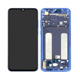 Xiaomi Mi 9 Lite οθόνη (μπλε) (με πλαίσιο) (service pack) (γνησια)