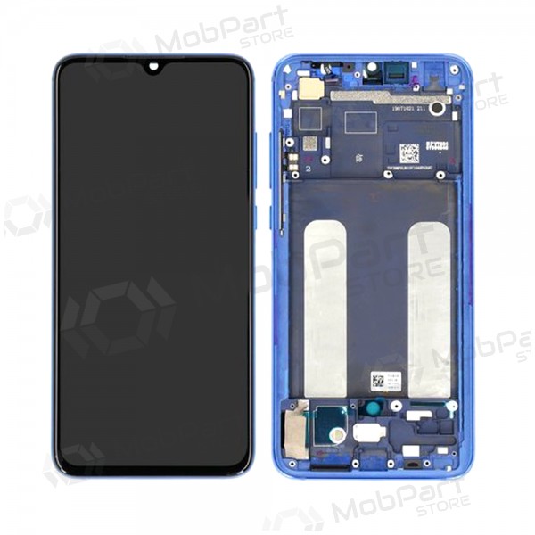 Xiaomi Mi 9 Lite οθόνη (μπλε) (με πλαίσιο) (service pack) (γνησια)