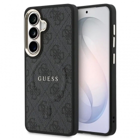 Θήκη Samsung Galaxy S26 - Guess PU Leather 4G Gold Frame Magnetic (καφέ)