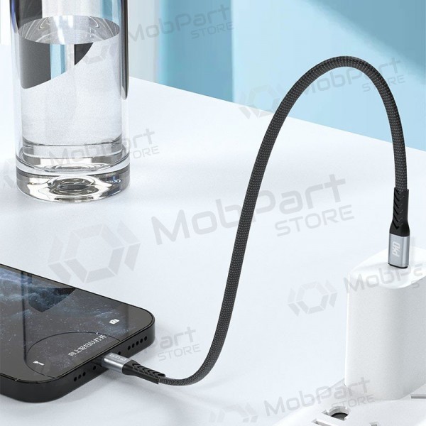 Καλώδιο Lightning Dudao L10P USB-C σε Lightning 0.23 m 20 W μαύρο
