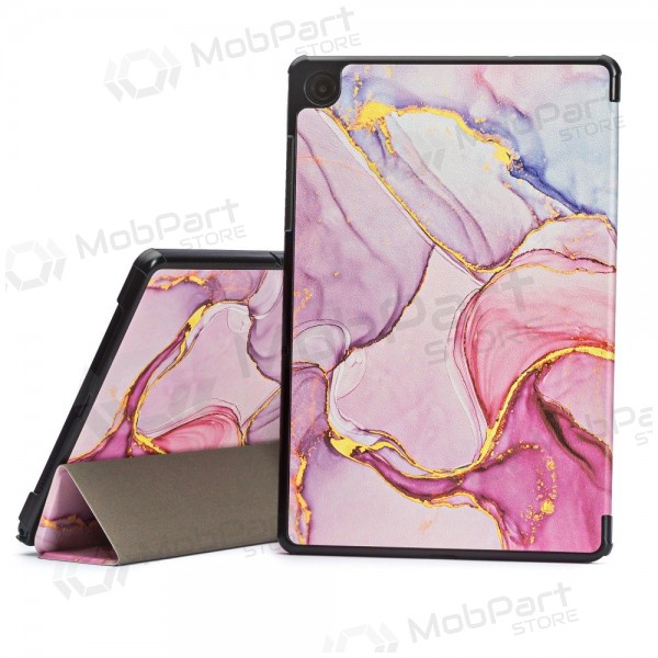 Θήκη Samsung Galaxy Tab A9+, Tab A11+ - Smart Leather (marble)