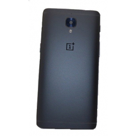 OnePlus 3 / 3T πίσω κάλυμμα μπαταρίας (μαύρος) (μεταχειρισμένος grade A, γνησια)