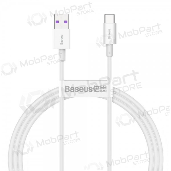 USB καλώδιο Baseus Superior iš USB į Type-C 66W 2.0m άσπρο CATYS-A02