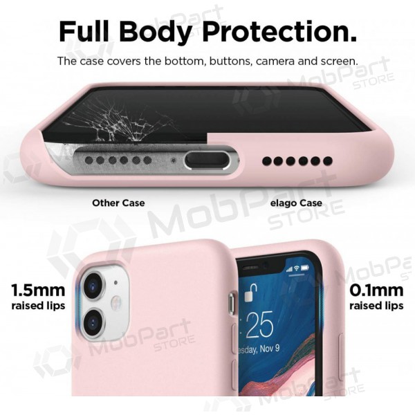 Θήκη Apple iPhone 16 Pro Max - Liquid Silicone 1.5mm (ροζ)