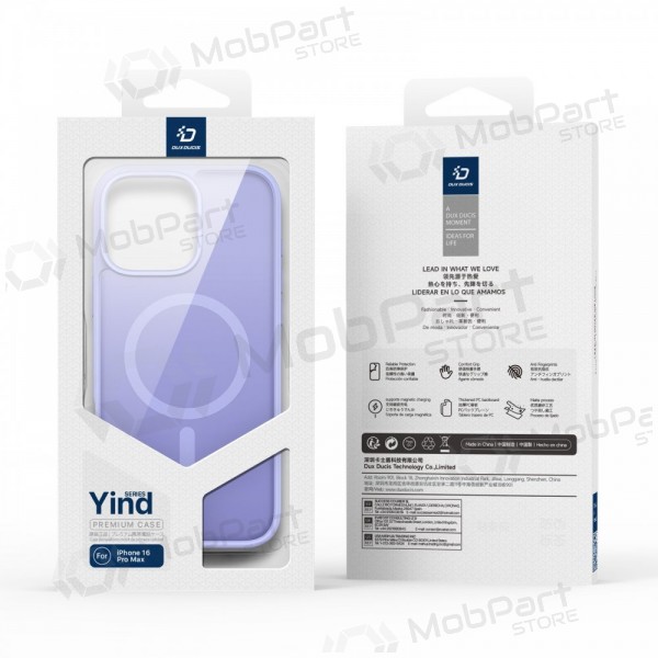 Θήκη Apple iPhone 16 Pro Max -Dux Ducis Yind- (μαύρο)