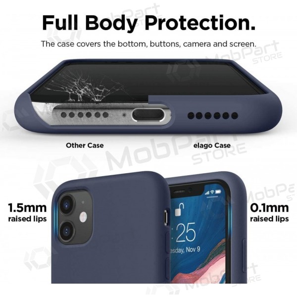 Θήκη Xiaomi Redmi A7 4G - Liquid Silicone - 1.5mm σκούρο μπλε