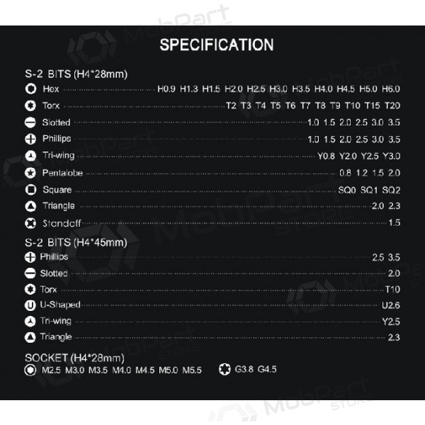 Κατσαβίδι (73 antgaliai) Jakemy JM-8172