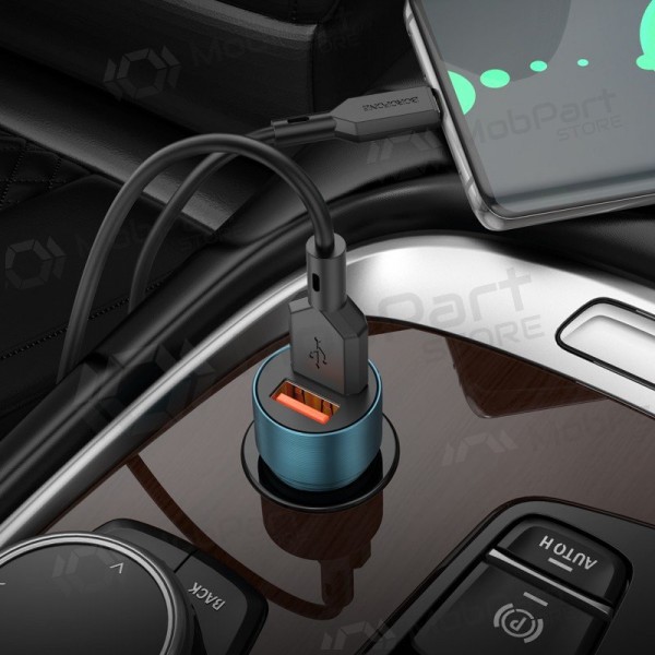 Φορτιστής automobilinis Borofone BZ19B 2xUSB-A QC3.0 36W μαύρος