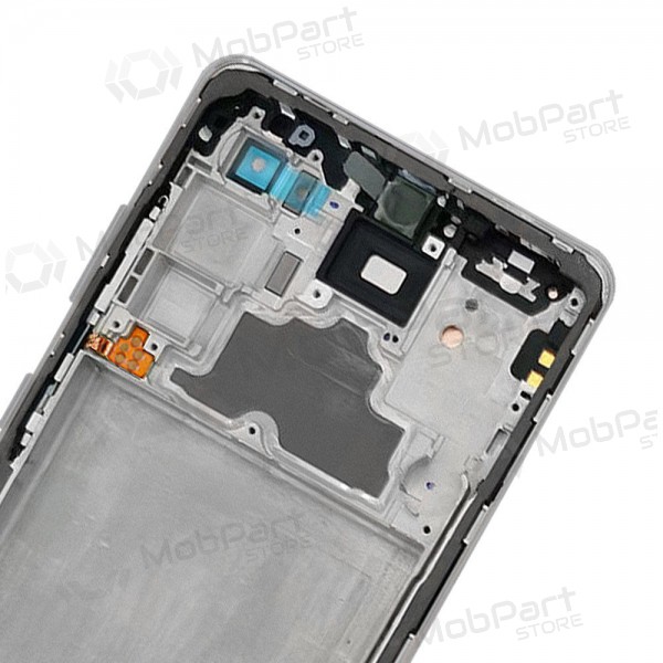 Samsung Galaxy A72 οθόνη - juodas - su rėmeliu - originalus