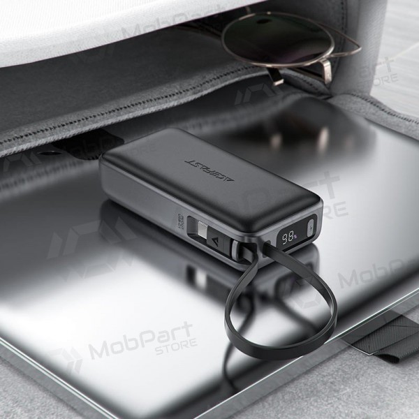 Εξωτερική μπαταρία Power Bank Acefast M7-10000 PD30W With Cable 10000mAh μαύρος
