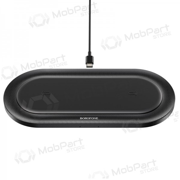Φορτιστής ασύρματος Borofone BQ7 Prominent Dual (10W) (μαύρος)