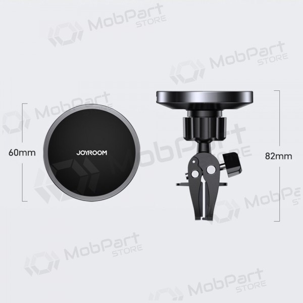 Φορτιστής-laikiklis magnetinis automobilinis Joyroom JR-ZS240 MagSafe 15W μαύρος