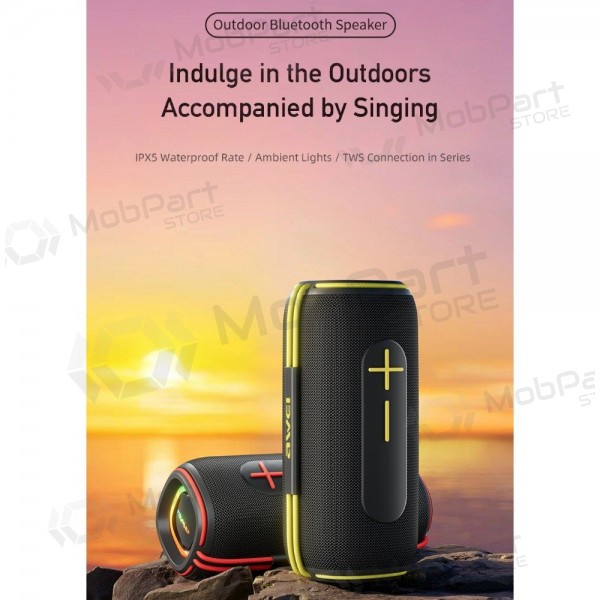 Bluetooth φορητό ηχείο Awei KA5 20W μαύρος