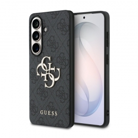 Θήκη Samsung Galaxy S26 - Guess PU 4G Metal Logo (γκρι)
