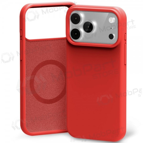 Θήκη Apple iPhone 17 Pro Max, 18 Pro Max Mercury - Pure Magsafe Silicon Case (κόκκινο)
