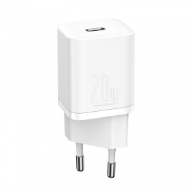 Φορτιστής buitinis Baseus Super Si 20W άσπρο CCSUP-B02