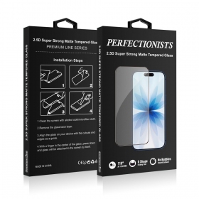 Apple iPhone 13, 13 Pro, 14, 16e, 17e προστατευτικό γυαλί - Perfectionists 2.5D Super Strong Matte