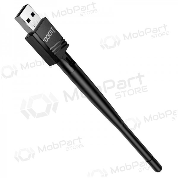 Προσαρμογέας USB Wi-Fi Hoco HI37 USB Wi-Fi 4 μαύρο