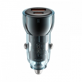 Φορτιστης αυτοκινητου XO CC60 USB-A/USB-C 60W μπλε