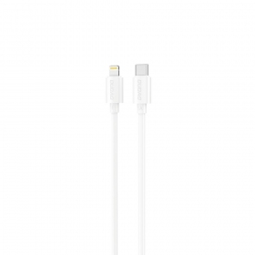 Καλώδιο Lightning Dudao L4X USB-C σε Lightning 2 m 30 W λευκό
