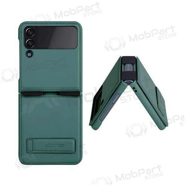 Θήκη Samsung Galaxy Z Flip4 - Nillkin Leather (πράσινη)
