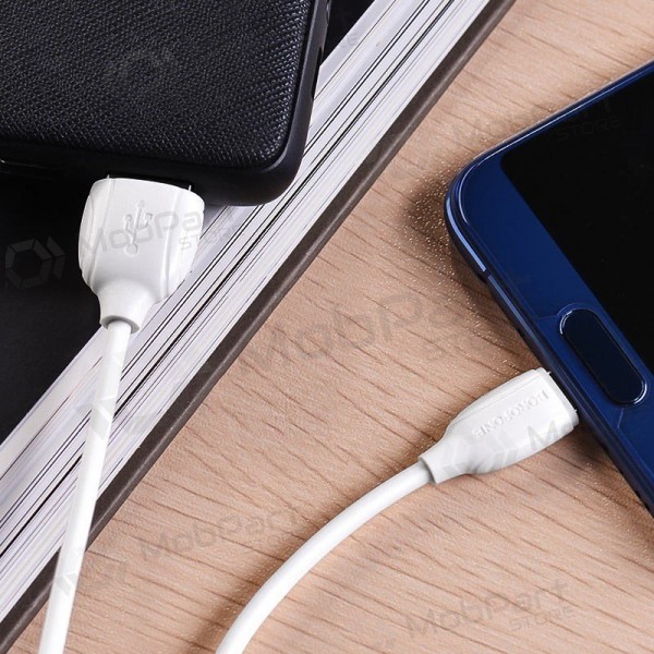 USB καλώδιο Borofone BX19 USB-A to USB-C 1.0m άσπρο