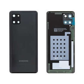 Samsung N770 Galaxy Note 10 Lite πίσω κάλυμμα μπαταρίας μαύρος (Aura Black) (μεταχειρισμένος grade C, γνησια)