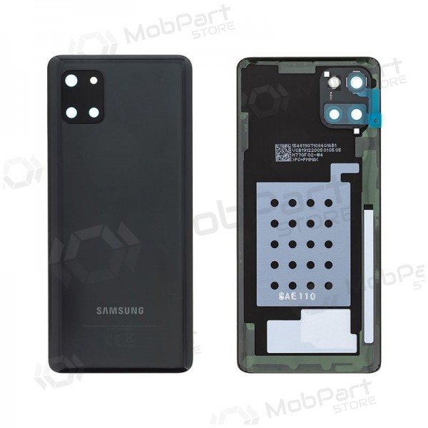 Samsung N770 Galaxy Note 10 Lite πίσω κάλυμμα μπαταρίας μαύρος (Aura Black) (μεταχειρισμένος grade C, γνησια)