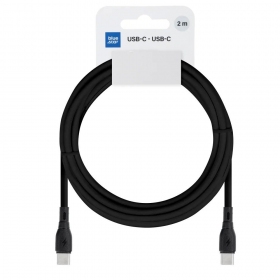 Καλώδιο USB-C Blue Star PJ73-14-3 USB-C σε USB-C 2 m 60 W μαύρο