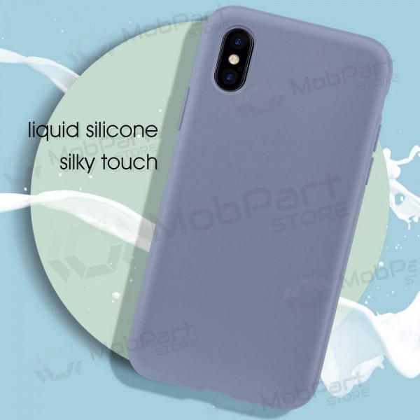 Θήκη Apple iPhone 11 Pro - Liquid Silicone 2.0mm (λιλά γκρι)
