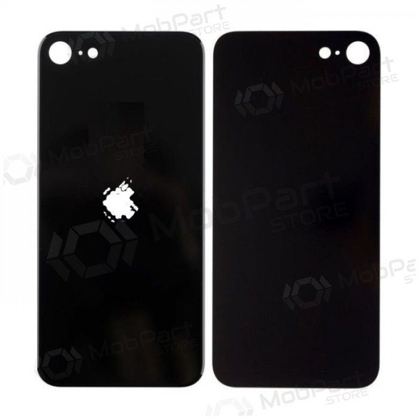 Apple iPhone SE 2020 / SE 2022 πίσω κάλυμμα μπαταρίας (μαύρος) (bigger hole for camera)