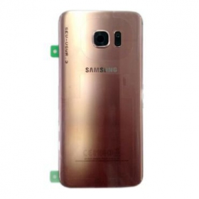 Samsung G935F Galaxy S7 Edge πίσω κάλυμμα μπαταρίας ροζ (rose pink) (μεταχειρισμένος grade B, γνησια)