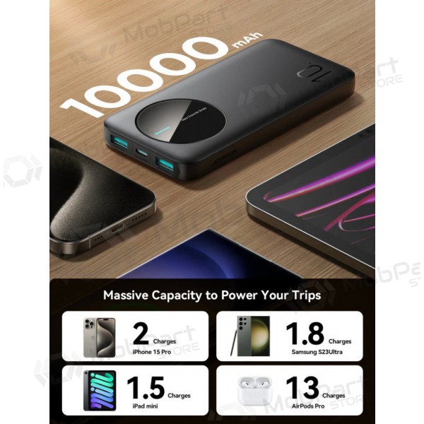 Εξωτερική μπαταρία Power Bank Joyroom JR-PBF12 10000mAh μαύρος