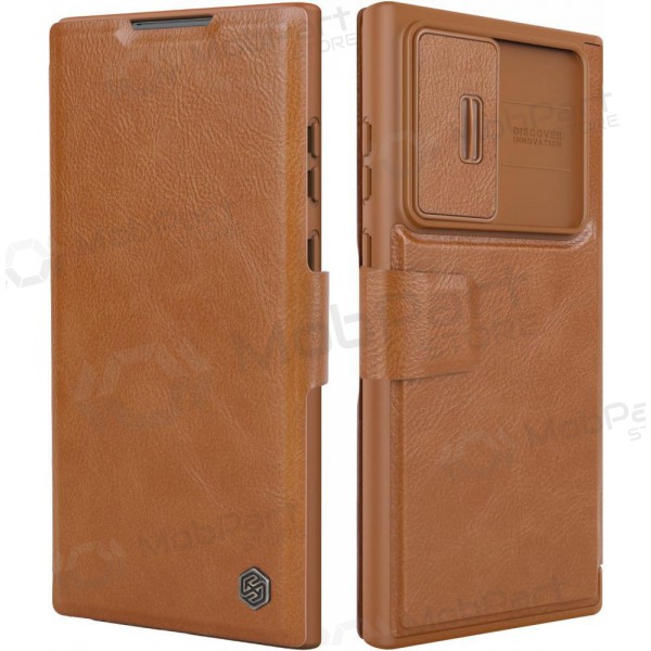 Θήκη Samsung Galaxy S23 FE - Nillkin Leather (καφέ)