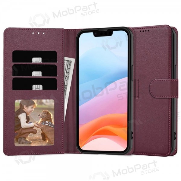 Θήκη Xiaomi Redmi 15 -Fancy Wallet- (μπορντό)
