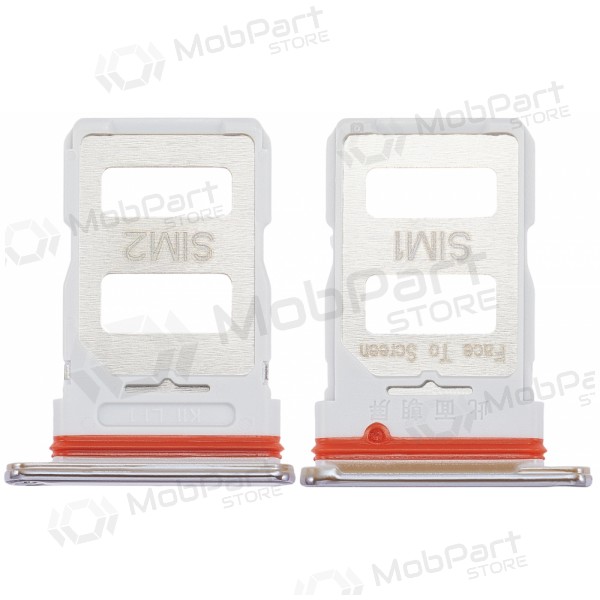 Θήκη κάρτας SIM Xiaomi Poco F3, Mi 11i (λευκή)