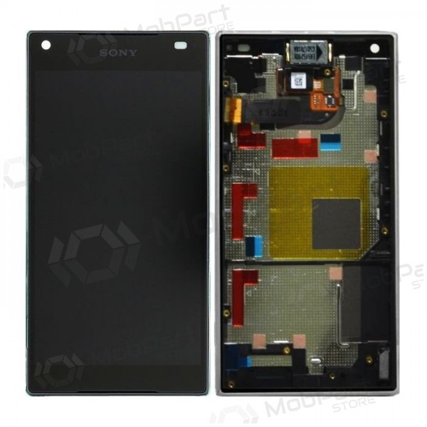 Sony E5803 / E5823 Xperia Z5 Compact οθόνη (μαύρος) (με πλαίσιο) (μεταχειρισμένος grade B, γνησια)
